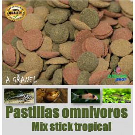 Pastillas mix sticks Pastillas de fondo mix omnivoros
