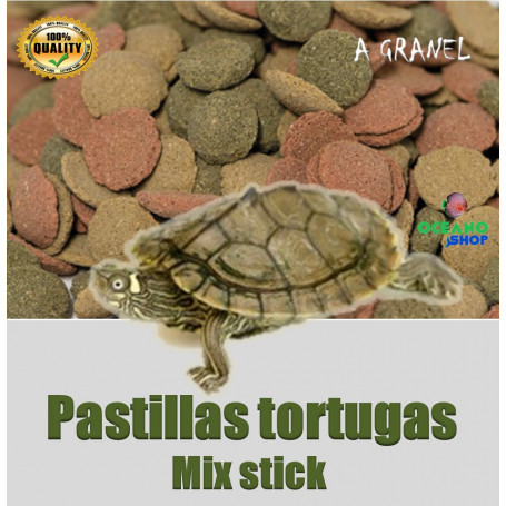 Alimento mix tortugas acuaticas y terrestres tierra