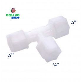 Conector te jaco 1/4" osmosis conector t 1/4" osmosis jaco te