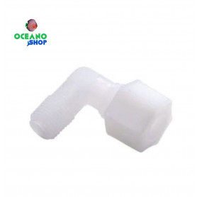 Conector jaco codo 1/4" TUBO 1/4" MACHO Conector codo 1/4" TUBO 1/4 MACHO osmosis inversa jaco