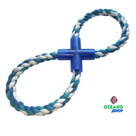 Tirador perro en 8 juguete perro mordedor barato