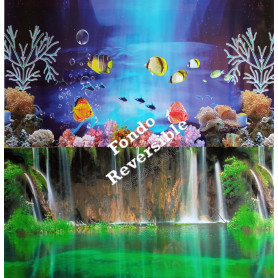 Fondo decorativo doble 80x58cm Fondo decorativo doble 80x58cm