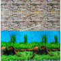 Fondo decorativo doble 150x78cm D703 ACUARIO PECERA