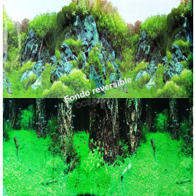 Fondo decorativo doble 100x70cm Fondo decorativo doble 100x70cm D709 ACUARIO PECERA