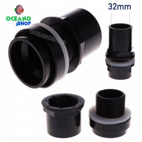 Pasamuros de acuario 32mm Pasamuros de acuario 32mm taladro rebosadero marino sump
