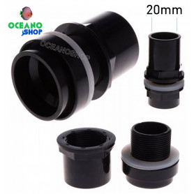 Pasamuros de acuario 20mm Pasamuros de acuario 20mm taladro rebosadero marino sump