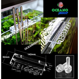 Porta herramientas aquascaping Porta herramientas aquascaping pinzas tijeras acuario mantenimiento acrilico