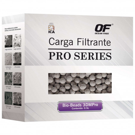 Perlas filtrantes 3DMPro 500ml ocean free