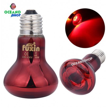 bombilla 50w infrarrojos reptiles terrarrio