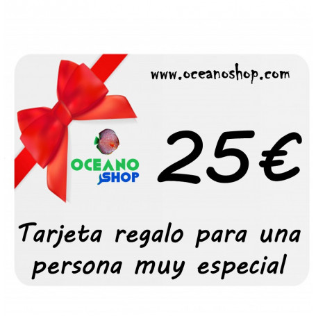 Tarjeta regalo acuario 25€