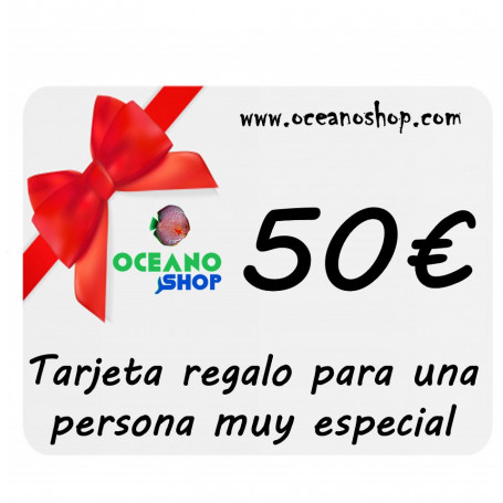 Tarjeta regalo acuario 50€