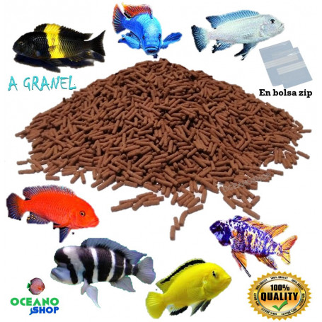 Cichlid sticks a granel de CALIDAD para ciclidos