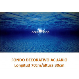 Fondo decorativo acuario 70x30cm Fondo decorativo acuario 70x30cm