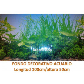 Fondo decorativo 100x50cm plantado Fondo decorativo 100x50cm