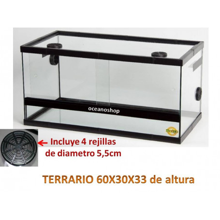 Terrario radys 60x30x33