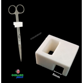 Clip utensilios poda 8mm clip soporte poda acuario utensilios tijreas pinzas