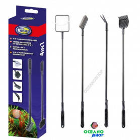 Set herramientas 4 en 1 aquanova 4IN1 aquanova set herramientas limpieza acuario 4 en 1