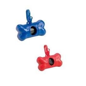 Dispensador bolsas para excrementos perro 15 bolsas (incluye 1 recambio) Dispensador bolsas para excrementos perro 15 bolsas (incluye 1 recambio)