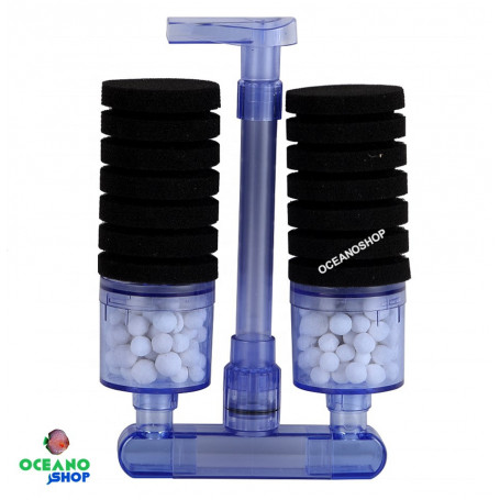 XY-2882 Filtro Esponja doble biologico con ceramica biobolas