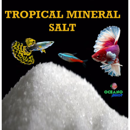250gr Sales minerales especial acuarios tropicales. Tropical mineral salt