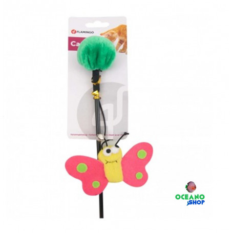 Juguete gato flamingo