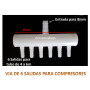 VIA 6 SALIDAS tubo 4mm