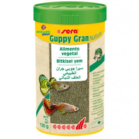 Sera Guppy Gran nature 250ml