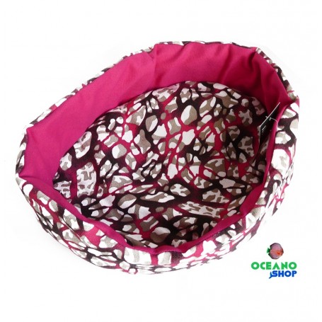 Cama rosa estampado Nº2 33x23cm