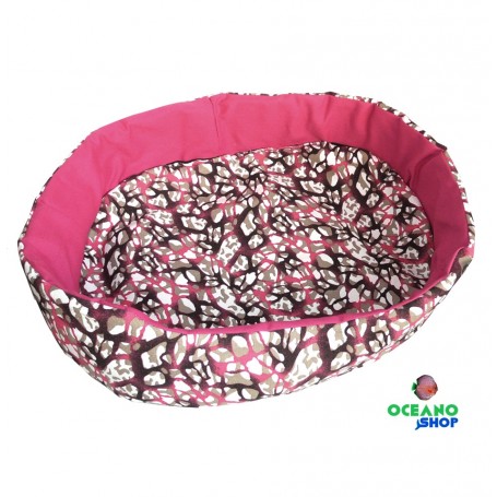 Cama rosa estampado Nº6 52x39cm