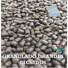 Granulado 7mm ciclidos XL gran tamaño premium granulo granulado ciclidos gran tamaño grandes xl cichlid