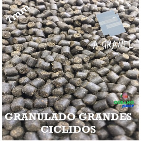 granulo granulado ciclidos gran tamaño grandes xl cichlid