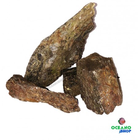 Piedra de pizarra acuario pecera roca slate stone aquarium