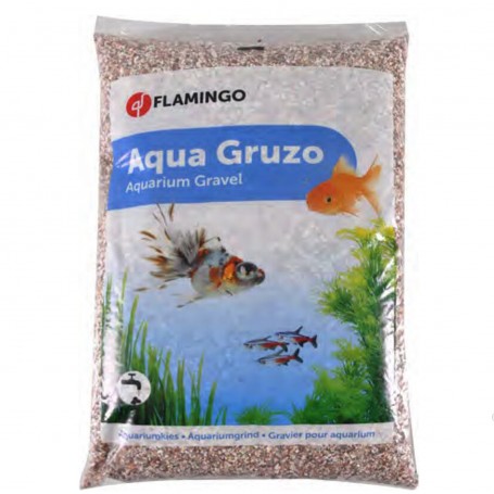 Brown white 1-3mm gravel 8kg flamingo