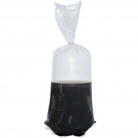 x20 Bolsas Transporte Peces  Banda Negra 16x45 cm Bolsas Transporte Peces  Banda Negra 18x45 cm
