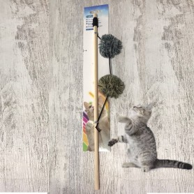 Caña pompones juguete 40cm