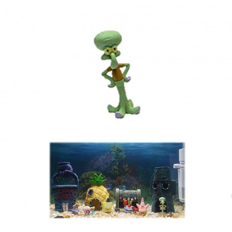 Figura calamardo acuario bob esponja