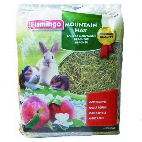 Heno de montaña con manzana 500gr flamingo