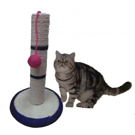 Rascador con pelota para gato