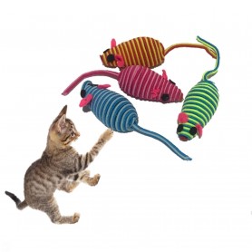 Juguete para gato 4 ratones
