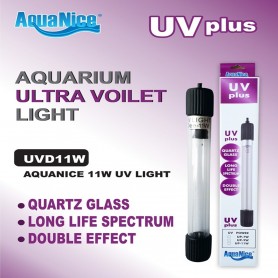 Lampara UV 11W antialgas Lampara UV GERMICIDA SUMERGIBLE Clarificador Anti Algas 11w aquanice