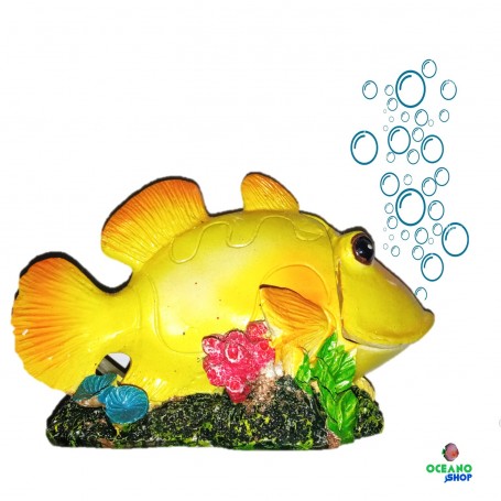 He reconocido Mucama Día Figura decorativa pez para oxigenador