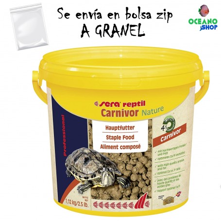 Sera reptil profesional carnivor nature a granel