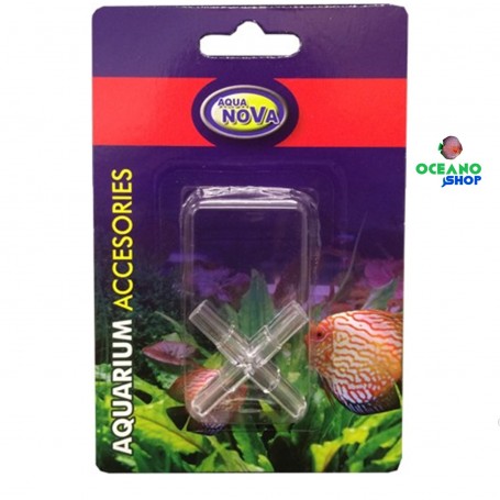 Cruceta de 4mm manguera oxigeno co2 aire