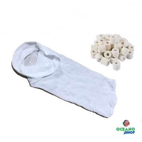 Malla para material filtrante