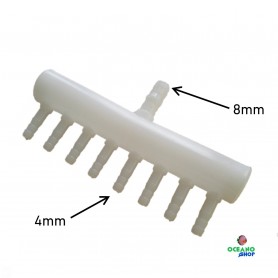 Difusor 8 salidas 4mm Difusor 8 salidas 4mm