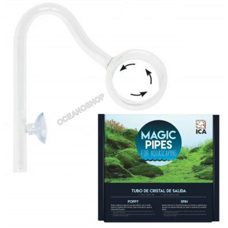 MAGIC PIPES TUBO CRISTAL SALIDA SPIN 16/22 mm MP1004