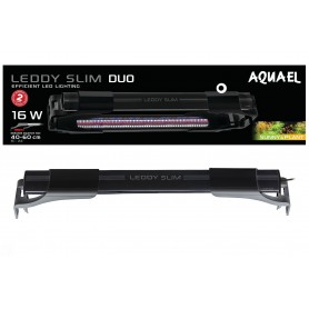 AQUAEL PANTALLA LEDDY SLIM DUO SUNNY & PLANT NEGRA 16W 40-60CM AQUAEL PANTALLA LEDDY SLIM DUO SUNNY & PLANT NEGRA 16W 40-60CM