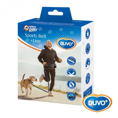 DUVO CANICROSS NEOPRENO CINTURA 80-140 CM RAMAL 150-250 CM