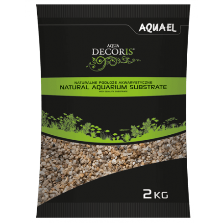 Aquael Grava Media Natural para Acuarios 3-5Mm 2Kg