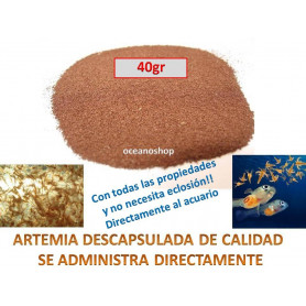 Artemia descapsulada 40gr Artemia descapsulada 40gr